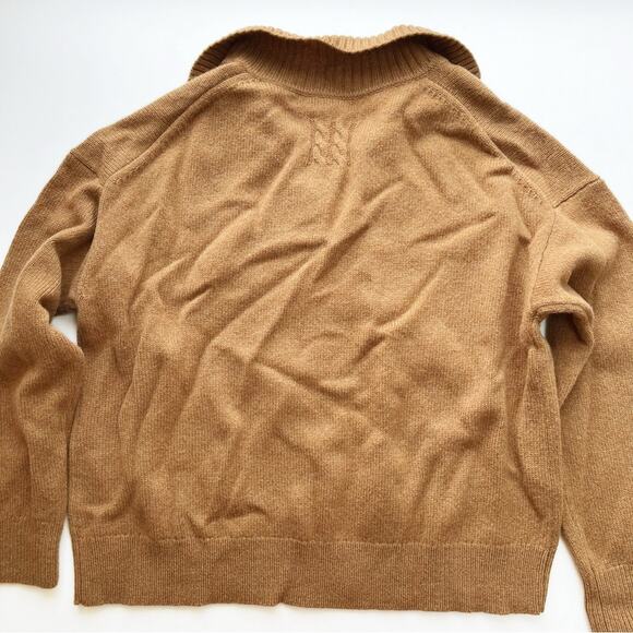 Nili Lotan Gloria Wool Sweater in Cognac - Picture 7 of 13